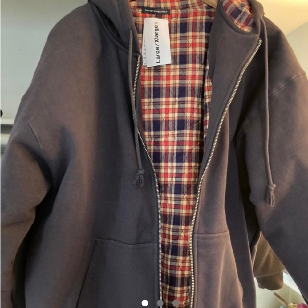 Brandy Melville plaid Christy jacket